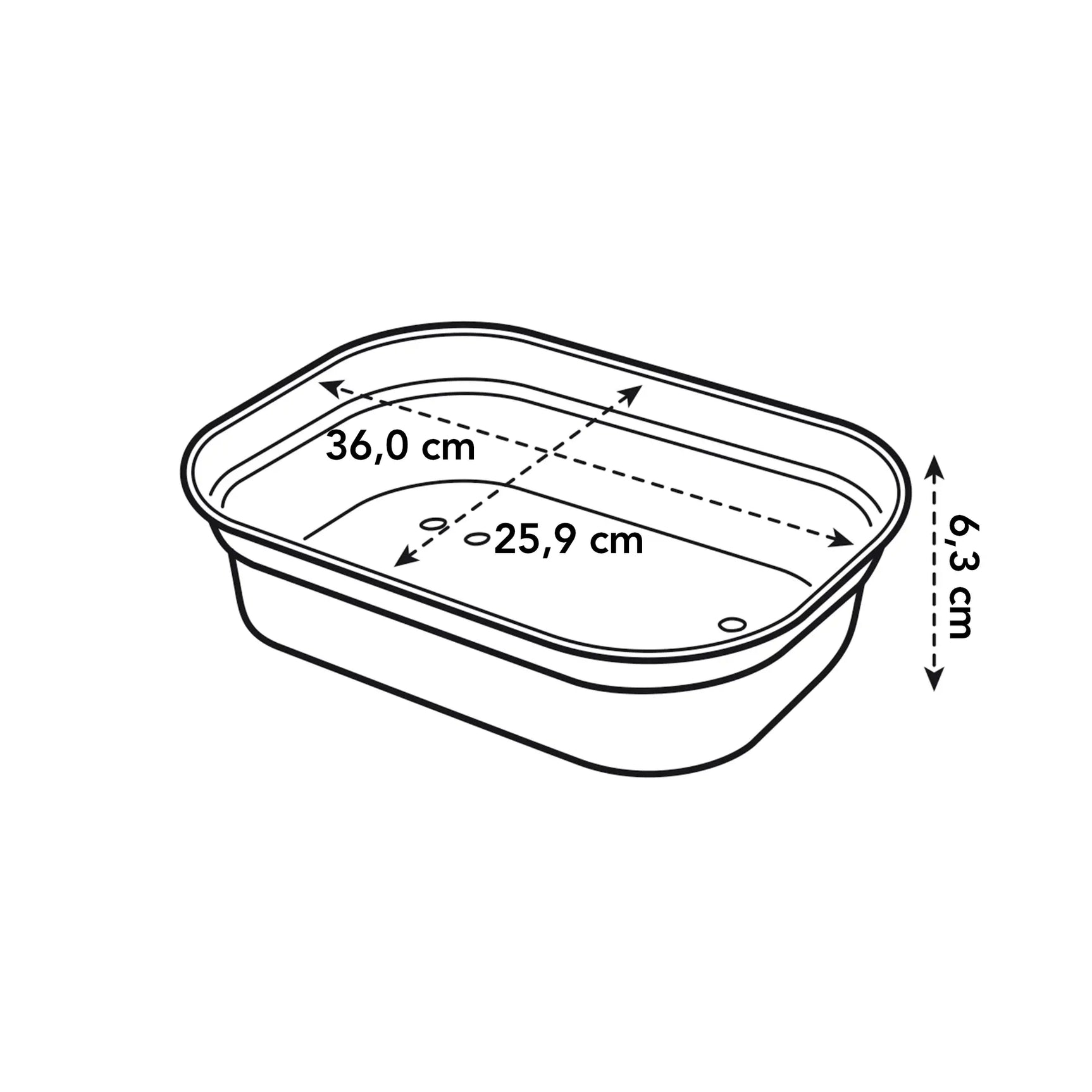 Elho - green basics kweektray m B 36 x H 6 x D 27 cm