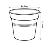 Elho - gb growpot 24cm living black