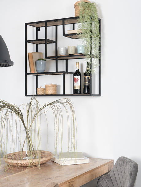 Wandkast Huub Hout - 73 x 73 x 21 cm