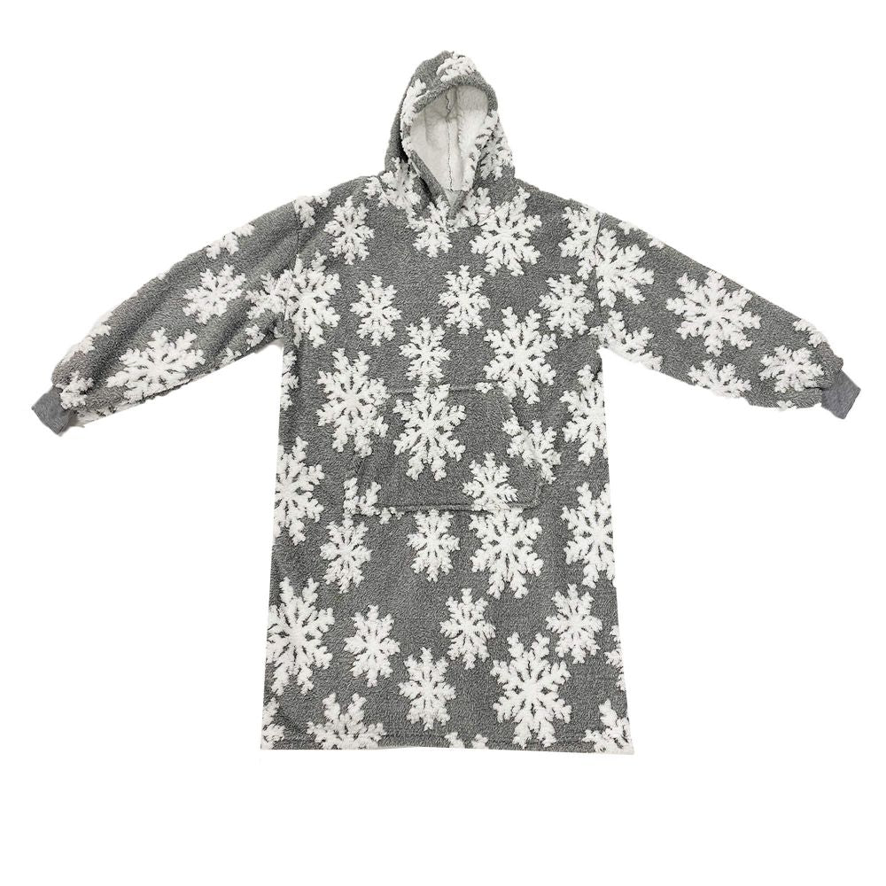SNOWY - hoodie 70x110 cm - oversized hoodie deken
