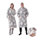 SNOWY - hoodie 70x110 cm - oversized hoodie deken