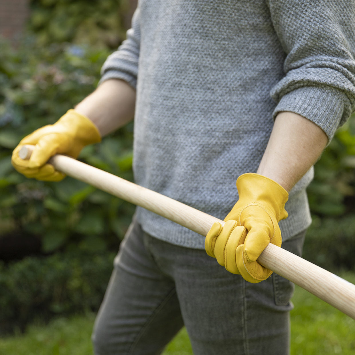 Esschert Design - Leren tuinhandschoenen L