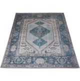Vloerkleed Karaca Blue 03 - 160 x 230 cm