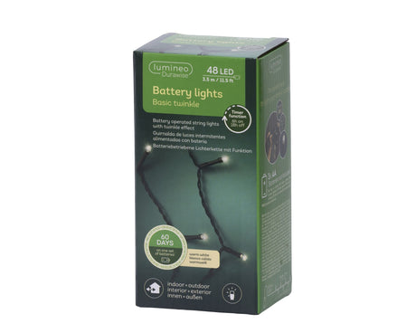 Verpakkingsdoos voor Lumineo Durawise 48 LED batterijverlichting warm wit