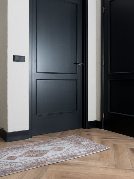 Vloerkleed Karaca Brown 08 - 70 x 140 cm