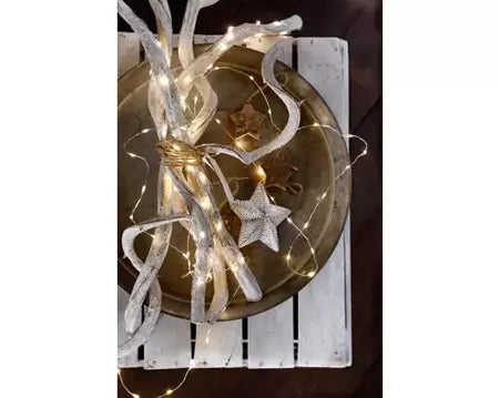 Micro kerstverlichting LED 95cm - 20 lampjes