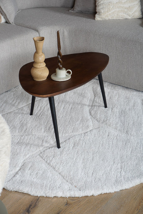 Vloerkleed Macy Creme Rond ø160 cm