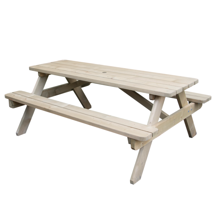 Houten Picknicktafel 150cm