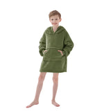 JUNIOR Oversized Hoodie voor kinderen 50x70 cm - Groen