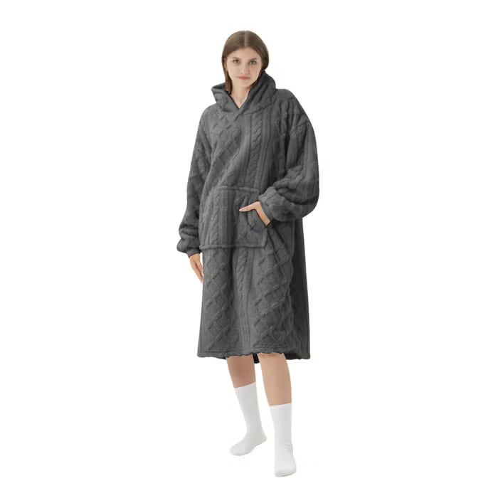 Hoodie Sophie charcoal gray 170 x 110 cm