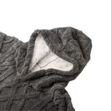 Hoodie Sophie charcoal gray 170 x 110 cm