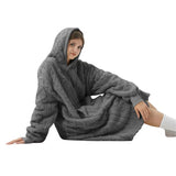 Hoodie Sophie charcoal gray 170 x 110 cm