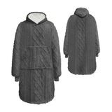 Hoodie Sophie charcoal gray 170 x 110 cm