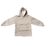 JUNIOR Oversized Hoodie voor kinderen 50x70 cm - Pumice stone