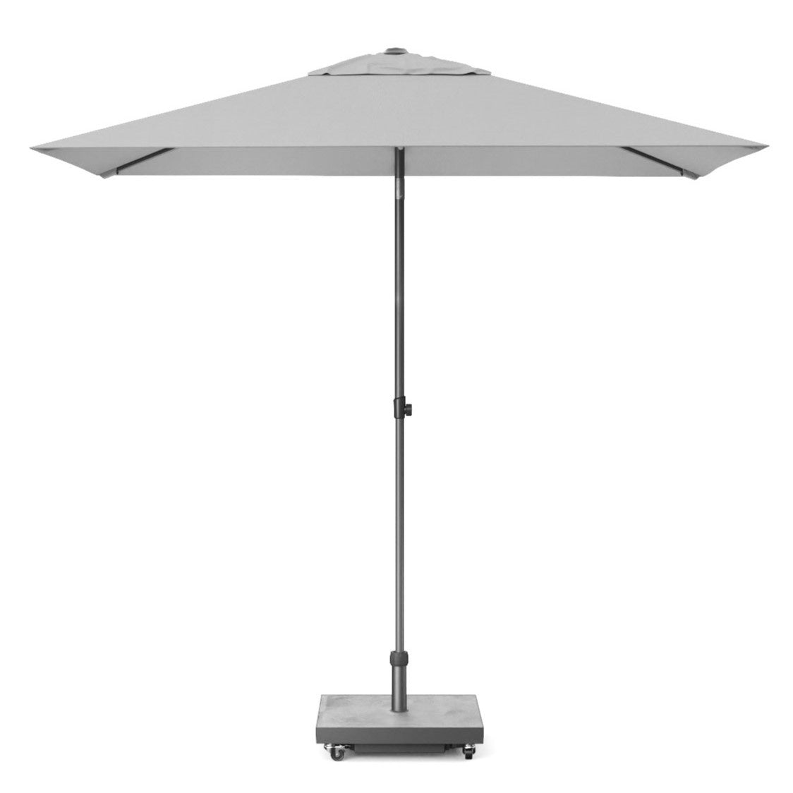 Platinum parasol Lisboa 210x150 - licht grijs