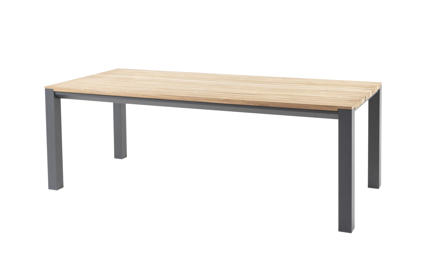 Taste 4SO - Ridge eettafel antraciet 22 x95 teak