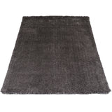 Karpet antraciet donkergrijs met zachte, dichte pool, formaat 240×340 cm
