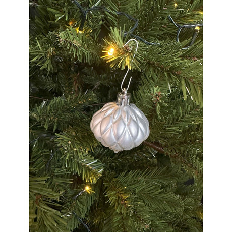Kerstballen 57 stuks kunststof | Zilver