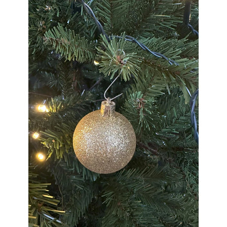 Kerstballen 57 stuks kunststof | Goud