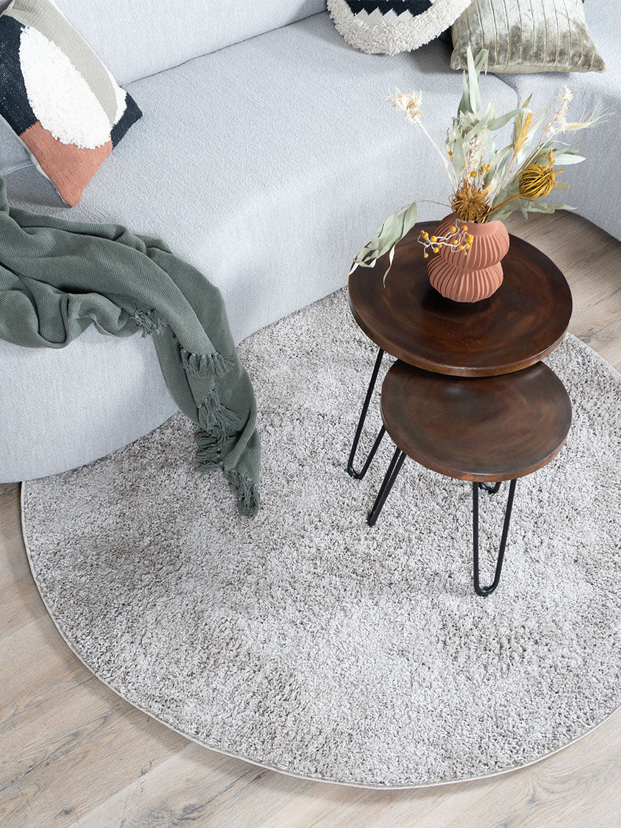 Vloerkleed Buddy Beige ø160 cm