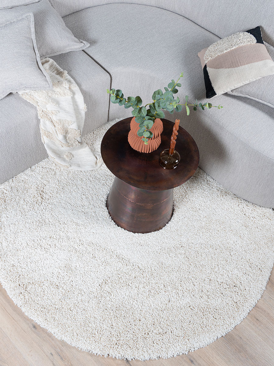 Karpet Rome Creme Rond ø160 cm