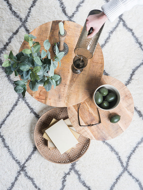 Vloerkleed Jeffie Cream 140 x 200 cm