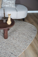 Vloerkleed Stone Donker Beige 417 - Kiezelvormig 200 x 280 cm