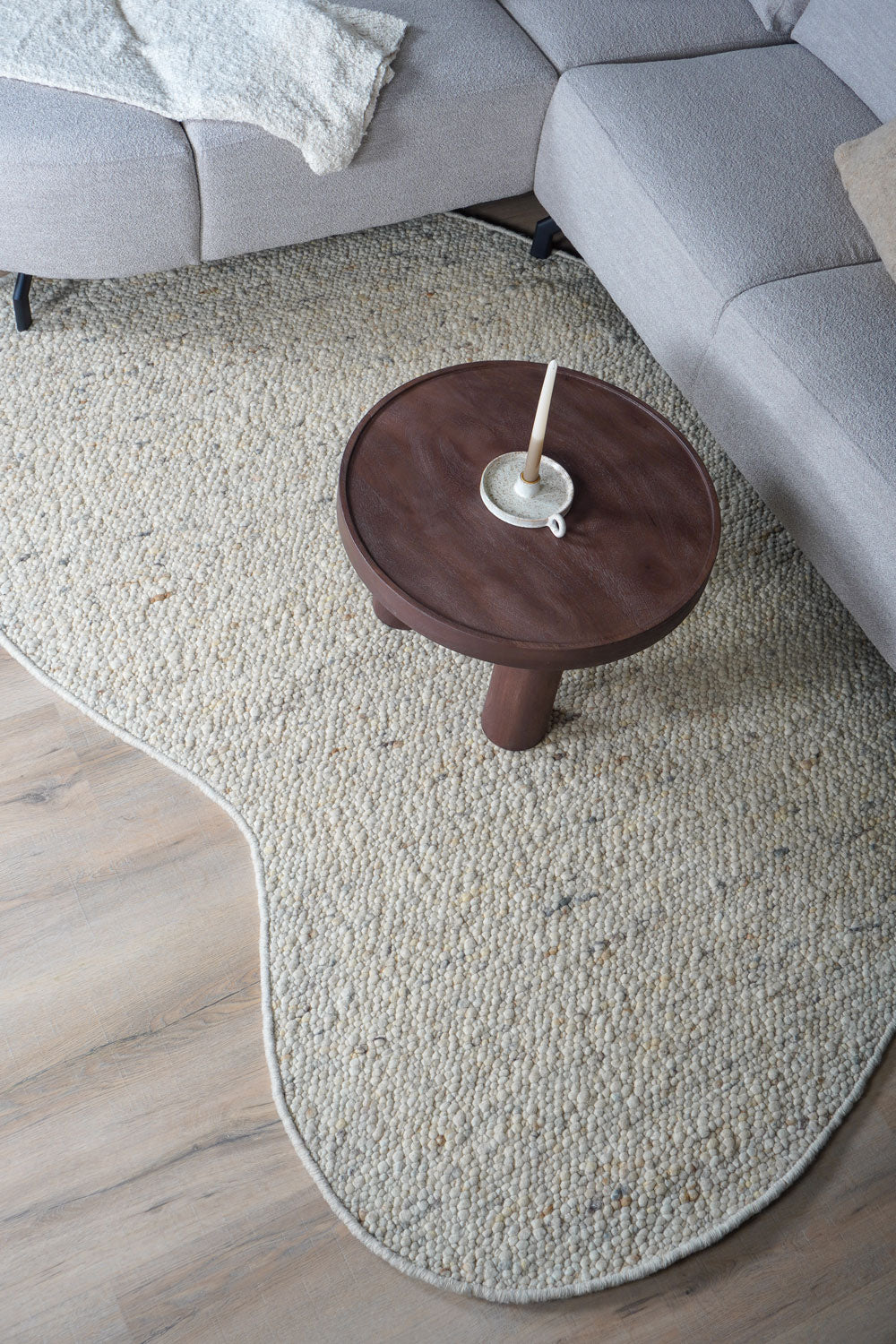 Vloerkleed Stone Beige 215 - Organisch 160 x 230 cm