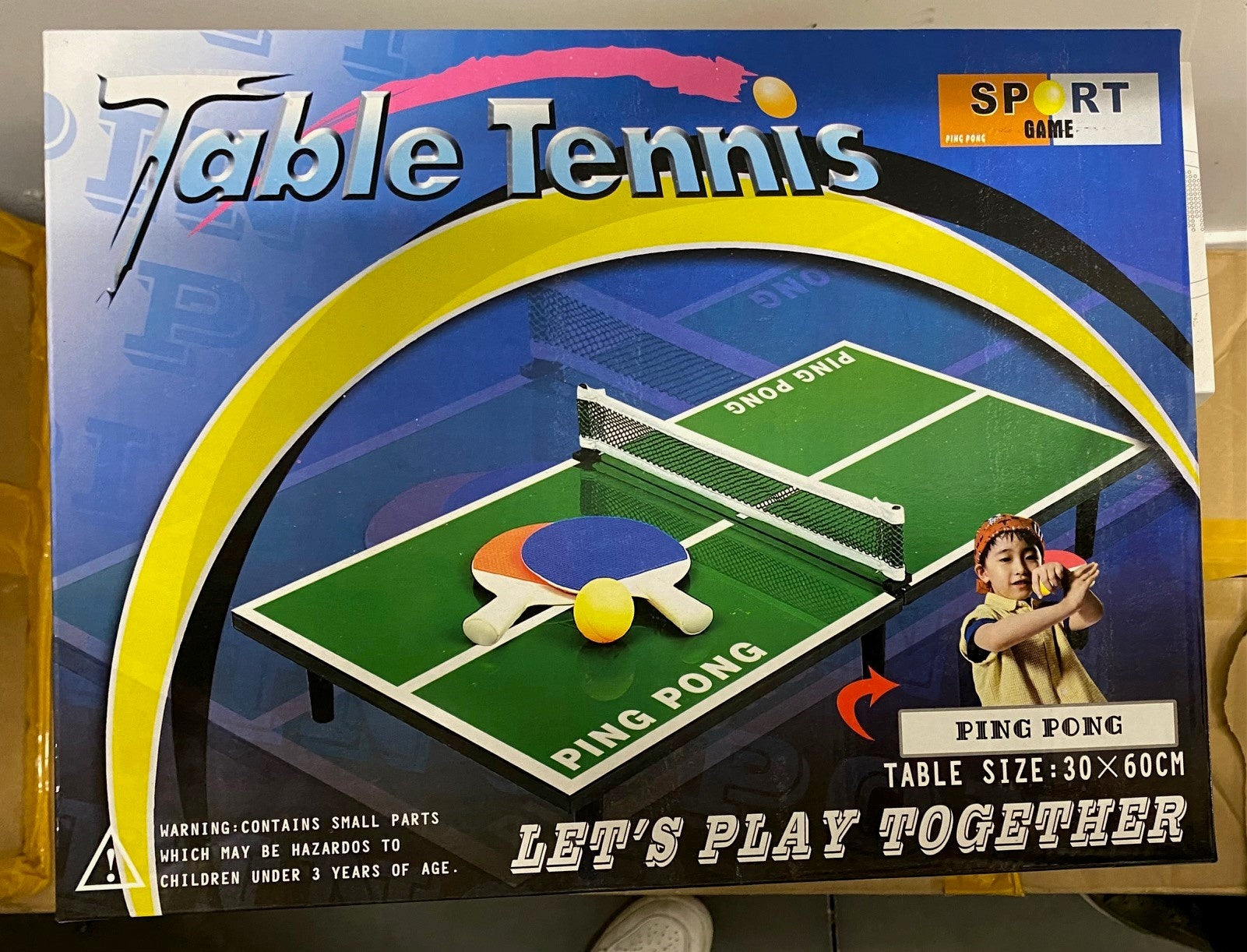 Mini tafeltennis set