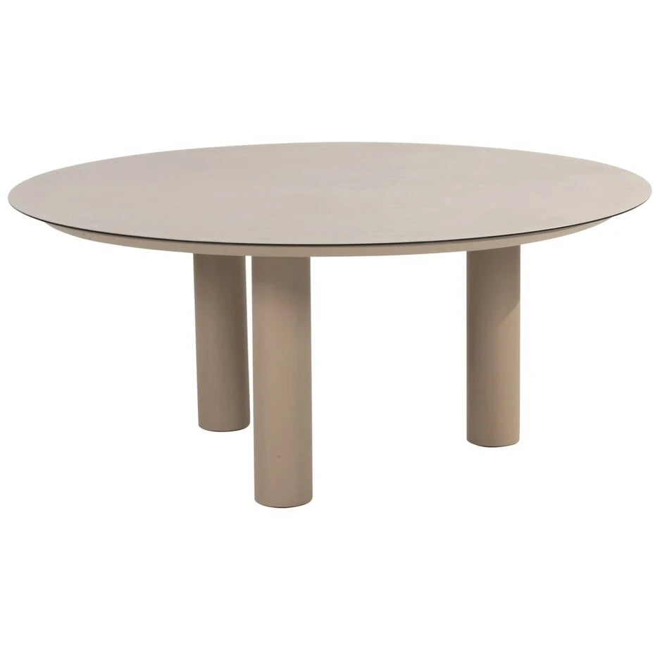 Taste 4SO - Donato dining tuintafel 160xH75 cm met 3 poten keramiek latte