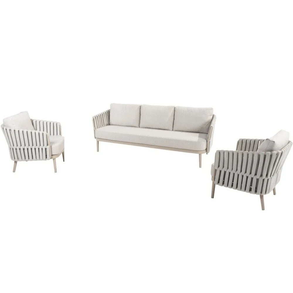 Taste 4SO - Eva loungeset 3-zit lounge bank + 2x lounge stoel