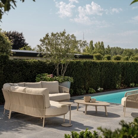 Taste 4SO - Florence hoek loungeset 3 delig latte rope