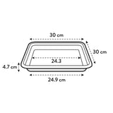 Elho - Schotel vierkant Antraciet | 35