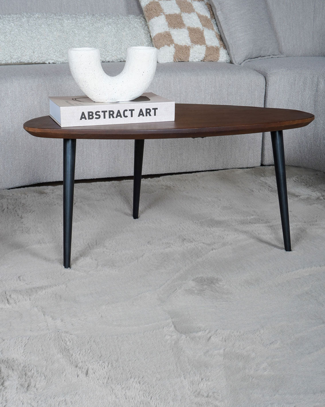 Vloerkleed Velluto Toffee - Rond ø160 cm