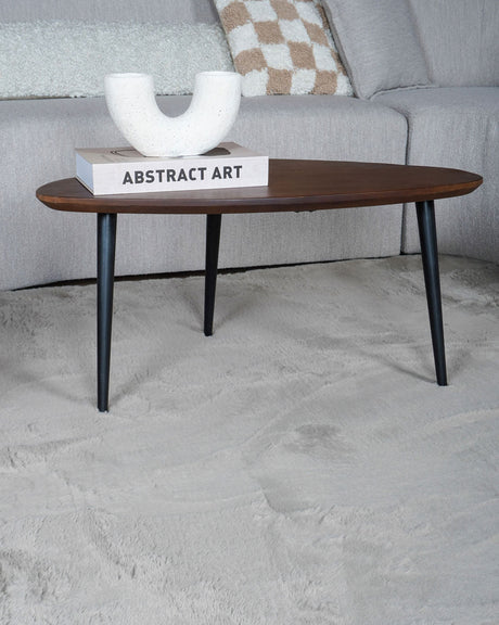 Vloerkleed Velluto Toffee - Rond ø200 cm