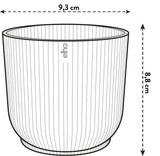 Elho mini bloempot, afmetingen 9,3 cm breed en 8,8 cm hoog