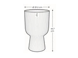 Elho vibes fold coupe bloempot-silhouet met Ø29,5 cm en hoogte 44,7 cm