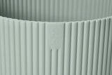 Elho Vibes Fold plantenbak, close-up geribbelde wand en opstaande rand