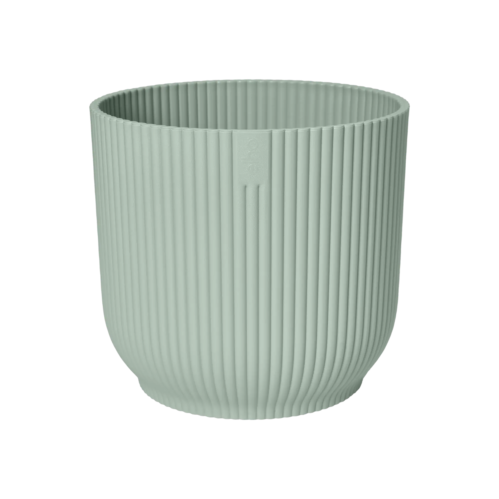 Elho Vibes Fold plantenbak, sorbetgroene ribbels en gladde bovenrand