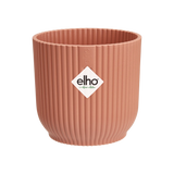 Mini elho bloempot met geribbelde rand, delicate roze, 11 cm