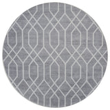 Vloerkleed Pattern Rond Grijs ø160 cm