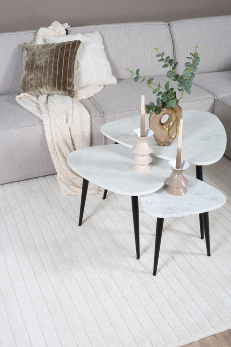 Vloerkleed Lori Ivory 230 x 330 cm