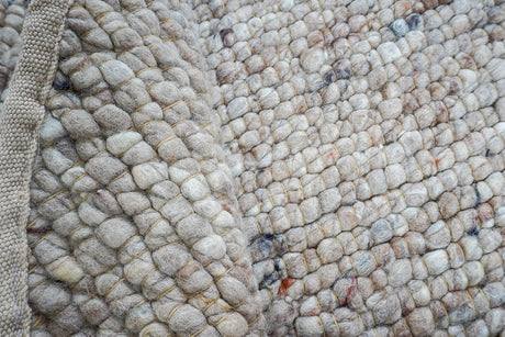 Vloerkleed Steve Donker Beige Rond ø160 cm