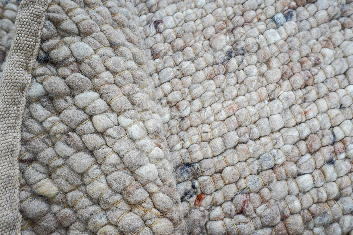 Vloerkleed Steve Donker Beige Rond ø200 cm