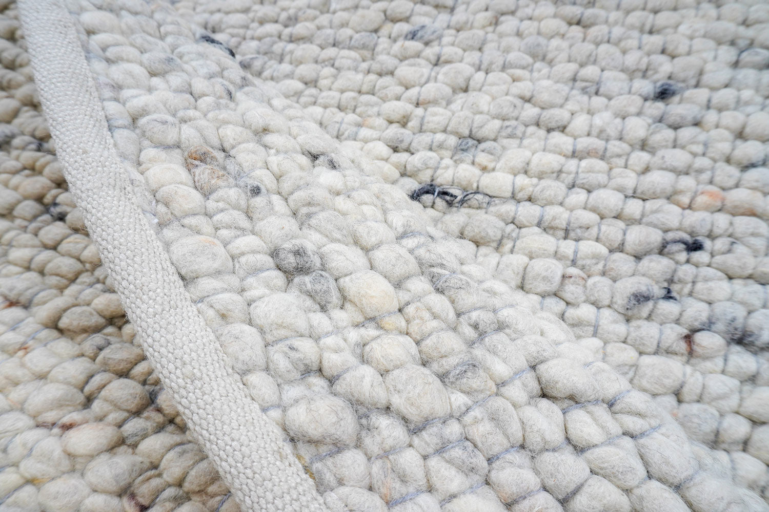 Vloerkleed Steve Licht Grijs Rond ø200 cm