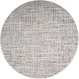 Vloerkleed Cross Grey/Beige - Rond ø200 cm
