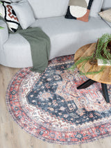 Vloerkleed Nora Rood - Ovaal 160 x 230 cm