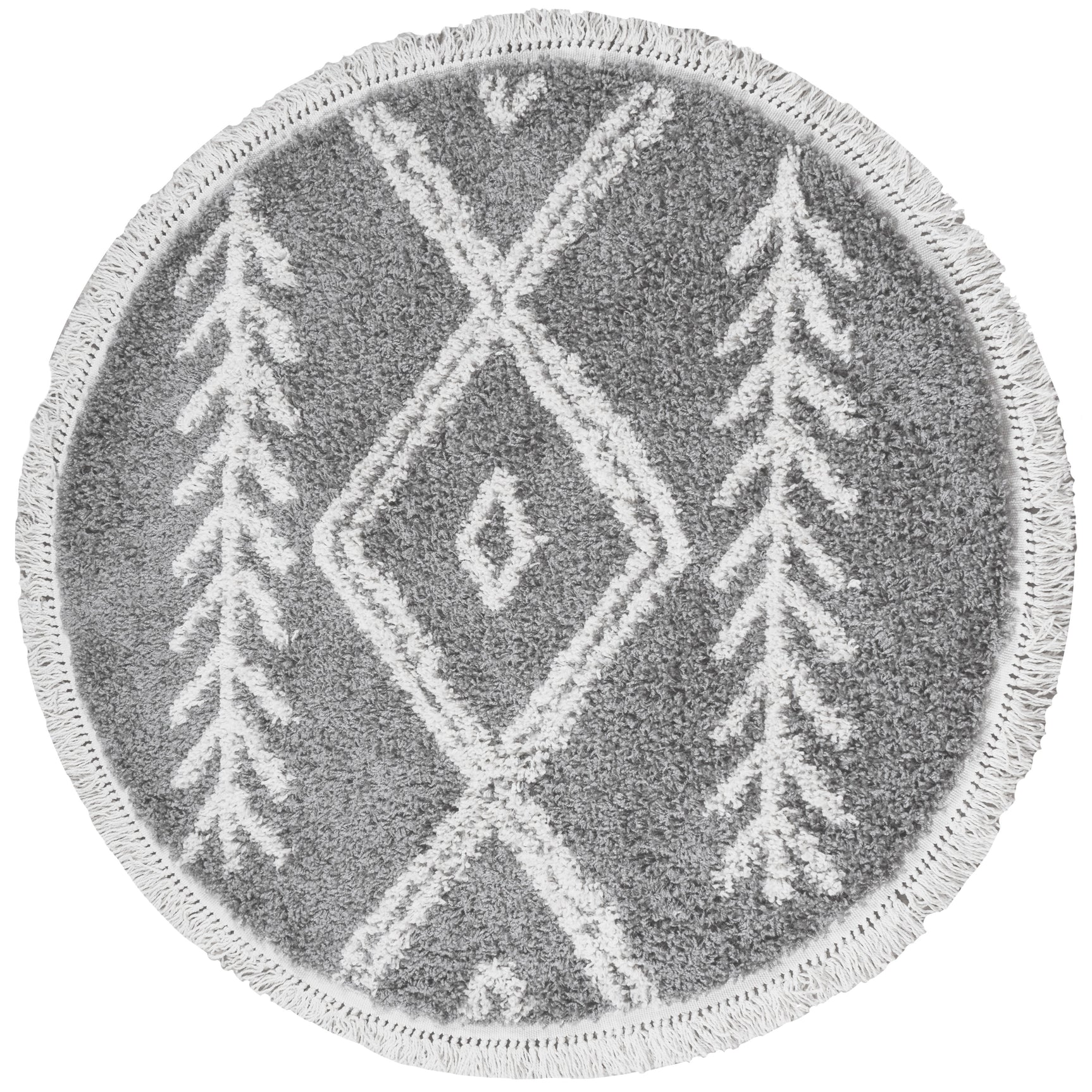 Vloerkleed Rabat Grey Rond ø200 cm