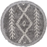 Vloerkleed New Rabat Grey Rond ø200 cm