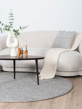 Vloerkleed Scott Taupe Rond ø160 cm